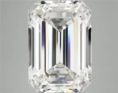 13.69ct F VVS2 Rare Carat Ideal Cut Emerald Lab Grown Diamond