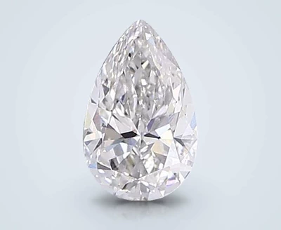 1.01ct F VS2 Rare Carat Ideal Cut Pear Lab Grown Diamond