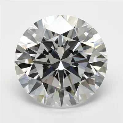 5.58ct F IF Rare Carat Ideal Cut Round Diamond