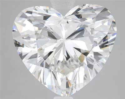 5.10ct F VVS2 Rare Carat Ideal Cut Heart Lab Grown Diamond