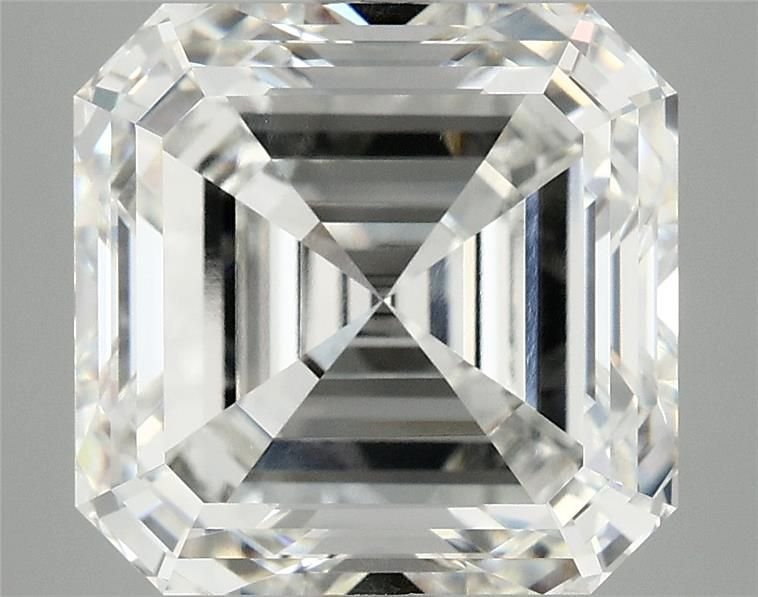 7.01ct F VVS2 Very Good Cut Asscher Lab Grown Diamond