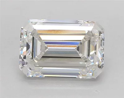 4.01ct F VS1 Rare Carat Ideal Cut Emerald Lab Grown Diamond