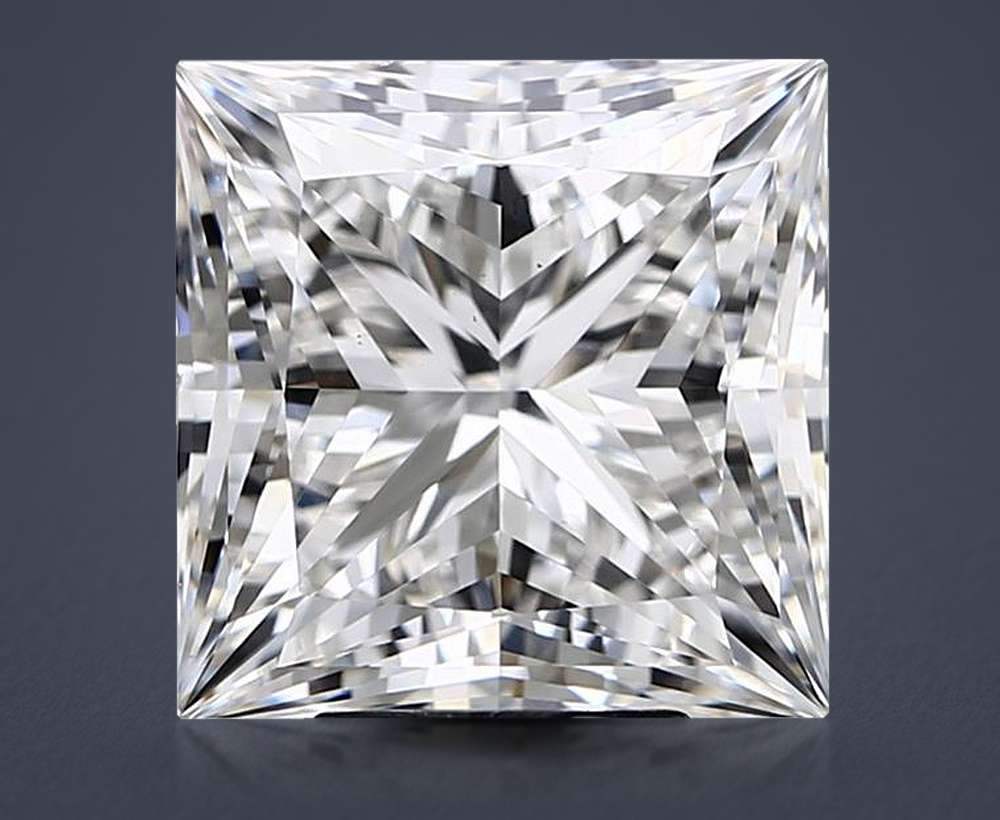 7.01ct G VS1 Rare Carat Ideal Cut Princess Lab Grown Diamond