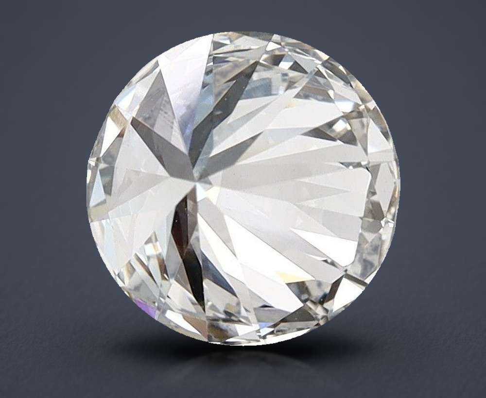 2.01ct I VVS2 Rare Carat Ideal Cut Round Lab Grown Diamond