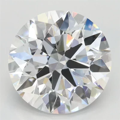 3.37ct D IF Rare Carat Ideal Cut Round Lab Grown Diamond