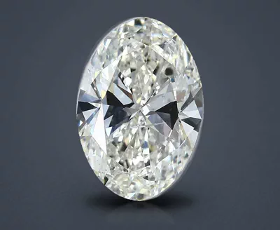 4.05ct J SI2 Rare Carat Ideal Cut Oval Diamond