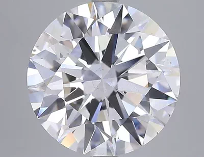 5.06ct F SI1 Rare Carat Ideal Cut Round Lab Grown Diamond