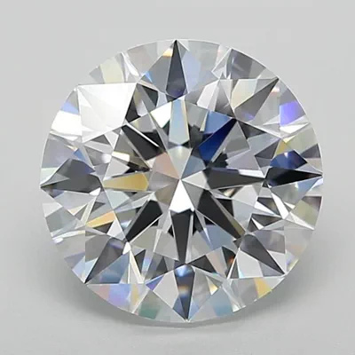 4.51ct D VVS1 Rare Carat Ideal Cut Round Lab Grown Diamond