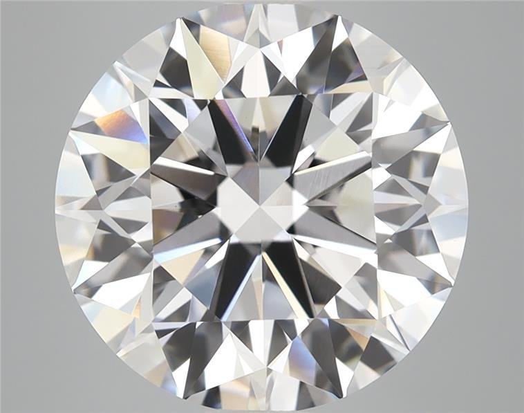 7.03ct D VVS2 Rare Carat Ideal Cut Round Lab Grown Diamond