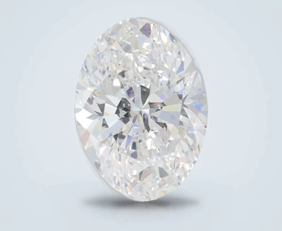 4.06ct D VVS2 Rare Carat Ideal Cut Oval Lab Grown Diamond