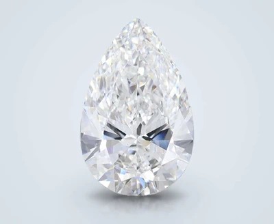 11.55ct E VS2 Rare Carat Ideal Cut Pear Lab Grown Diamond