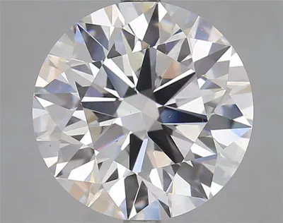 5.02ct D VS2 Rare Carat Ideal Cut Round Lab Grown Diamond