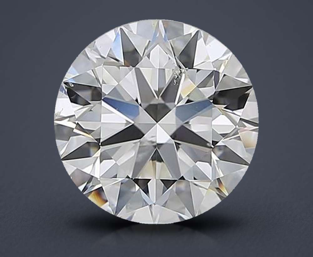 3.52ct H SI2 Rare Carat Ideal Cut Round Diamond