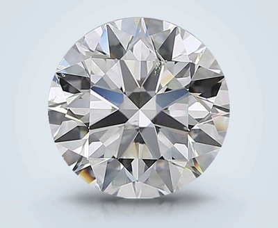 3.52ct H SI2 Rare Carat Ideal Cut Round Diamond