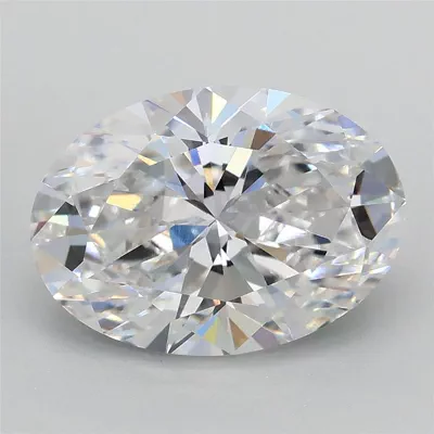 2.78ct D VVS2 Rare Carat Ideal Cut Oval Lab Grown Diamond