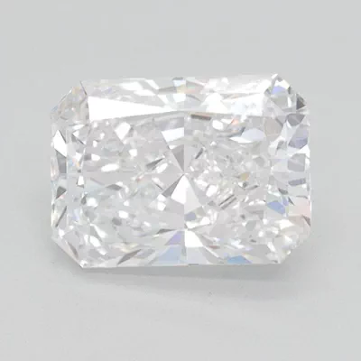 1.55ct E VVS1 Rare Carat Ideal Cut Radiant Lab Grown Diamond