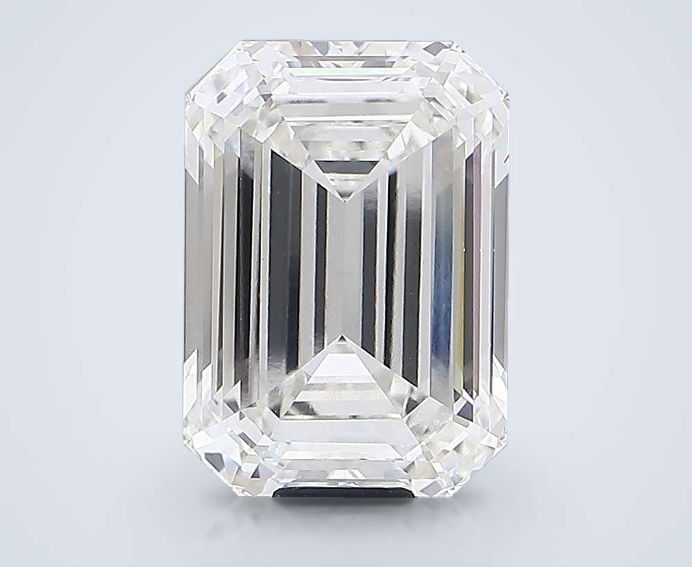 20.07ct G VVS2 Rare Carat Ideal Cut Emerald Lab Grown Diamond