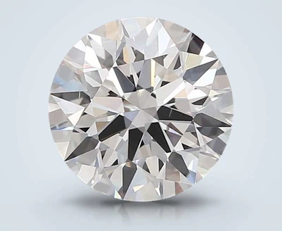 3.02ct F VS2 Rare Carat Ideal Cut Round Lab Grown Diamond