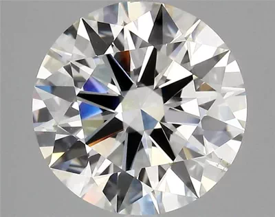 4.02ct I VS2 Rare Carat Ideal Cut Round Diamond