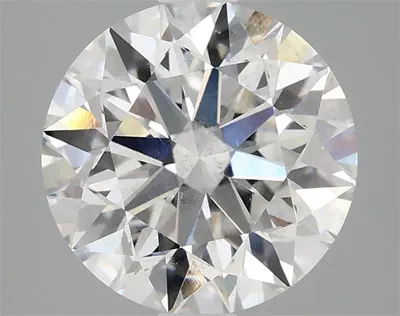 3.09ct E SI1 Excellent Cut Round Lab Grown Diamond