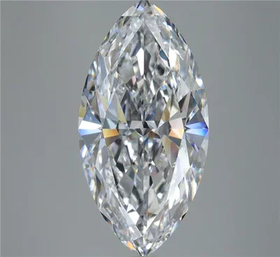 4.03ct D FL Rare Carat Ideal Cut Marquise Diamond