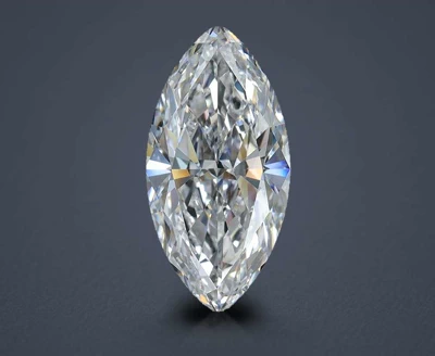 4.03ct D FL Rare Carat Ideal Cut Marquise Diamond