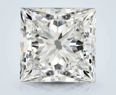 10.26ct F VVS2 Rare Carat Ideal Cut Princess Lab Grown Diamond