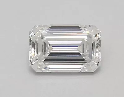 0.77ct D VVS2 Rare Carat Ideal Cut Emerald Lab Grown Diamond