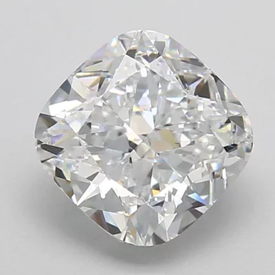 3.03ct D VVS2 Rare Carat Ideal Cut Cushion Lab Grown Diamond