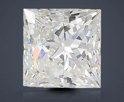 2.07ct E VVS2 Rare Carat Ideal Cut Princess Lab Grown Diamond