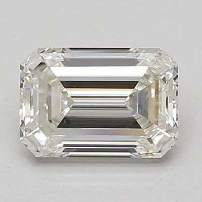 1.59ct G VVS2 Rare Carat Ideal Cut Emerald Lab Grown Diamond
