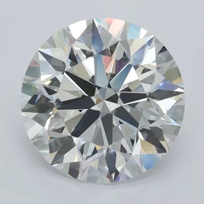3.02ct D FL Rare Carat Ideal Cut Round Lab Grown Diamond