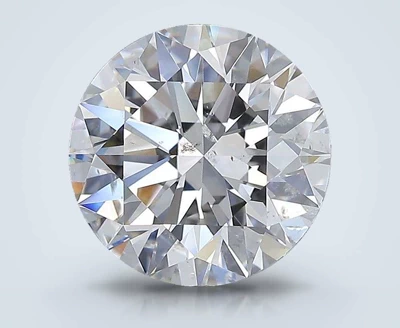 3.05ct F SI2 Rare Carat Ideal Cut Round Diamond
