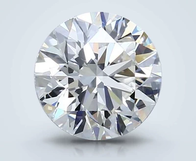 1.74ct H IF Rare Carat Ideal Cut Round Diamond