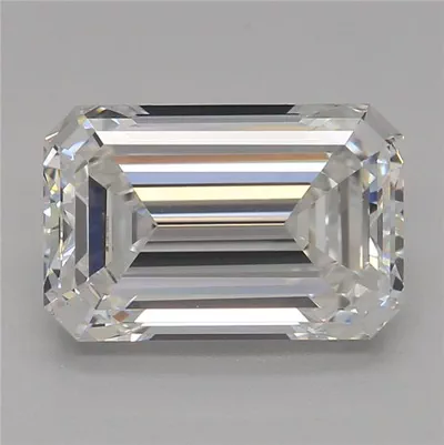 2.03ct E VS1 Rare Carat Ideal Cut Emerald Lab Grown Diamond