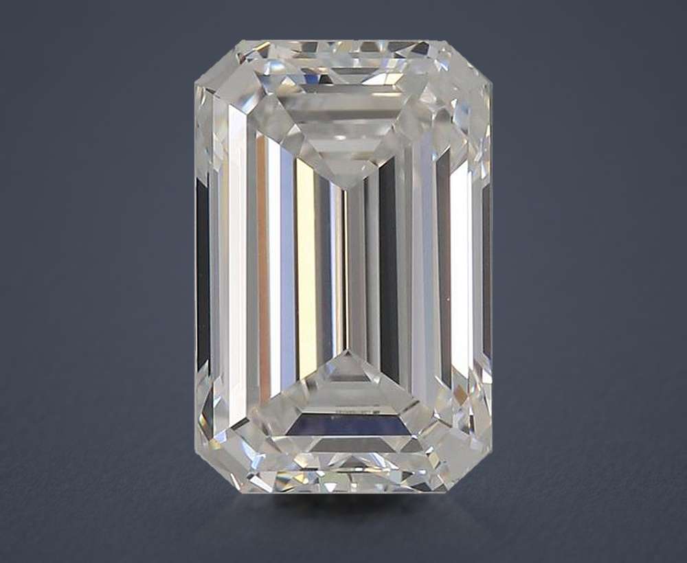 2.03ct E VS1 Rare Carat Ideal Cut Emerald Lab Grown Diamond