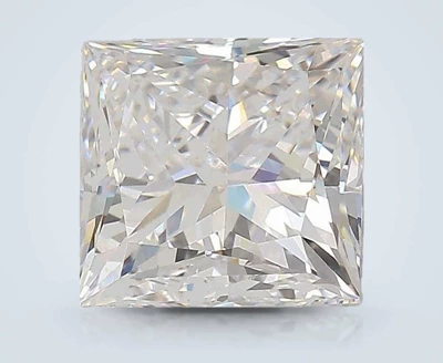 3.02ct E VS1 Rare Carat Ideal Cut Princess Lab Grown Diamond