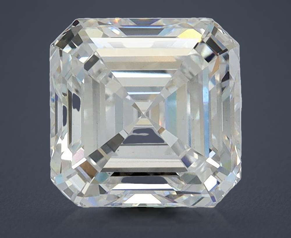 2.51ct D VS1 Rare Carat Ideal Cut Asscher Lab Grown Diamond