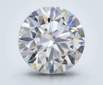 3.09ct D VVS2 Rare Carat Ideal Cut Round Lab Grown Diamond