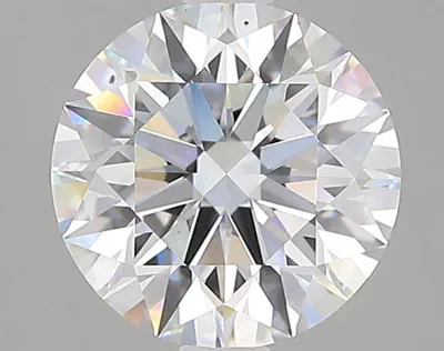 2.07ct F SI1 Rare Carat Ideal Cut Round Lab Grown Diamond