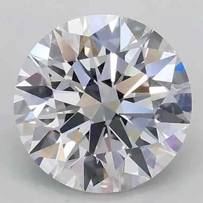 1.59ct D VVS2 Rare Carat Ideal Cut Round Lab Grown Diamond