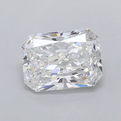 0.66ct D FL Very Good Cut Radiant Lab Grown Diamond
