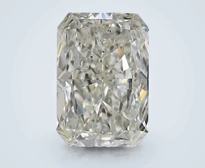 3.01ct J SI2 Rare Carat Ideal Cut Radiant Diamond