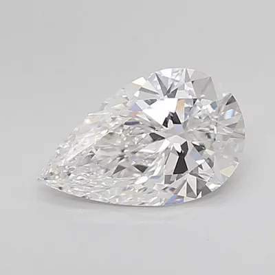 1.59ct D VVS2 Rare Carat Ideal Cut Pear Lab Grown Diamond