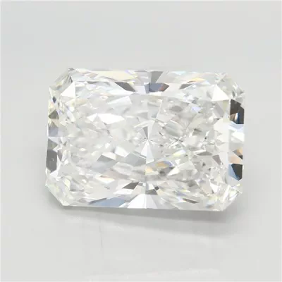 5.09ct F VVS2 Rare Carat Ideal Cut Radiant Lab Grown Diamond
