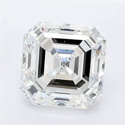 2.01ct E VS2 Rare Carat Ideal Cut Asscher Lab Grown Diamond
