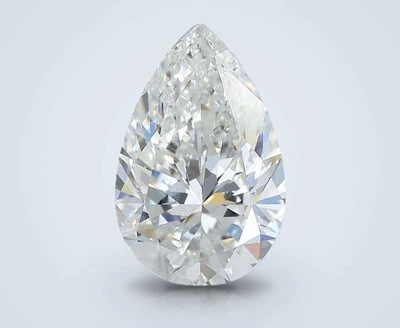3.01ct I SI1 Rare Carat Ideal Cut Pear Diamond