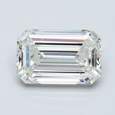 1.01ct J VS1 Rare Carat Ideal Cut Emerald Diamond
