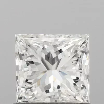 0.72ct F VS2 Very Good Cut Princess Lab Grown Diamond