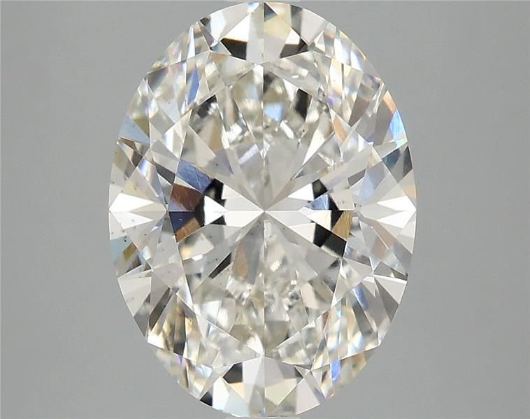 4.05ct H VS2 Rare Carat Ideal Cut Oval Lab Grown Diamond